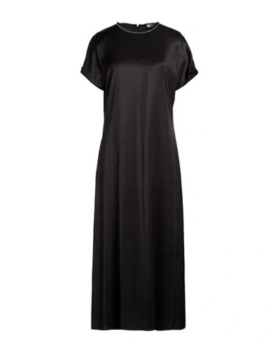 Peserico Woman Maxi Dress Black Size 10 Viscose