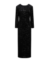 Peserico Woman Maxi Dress Black Size 6 Polyester, Elastane