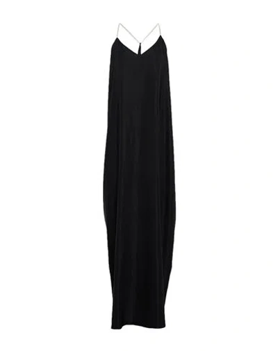 Peserico Woman Maxi Dress Black Size 8 Viscose, Polyester