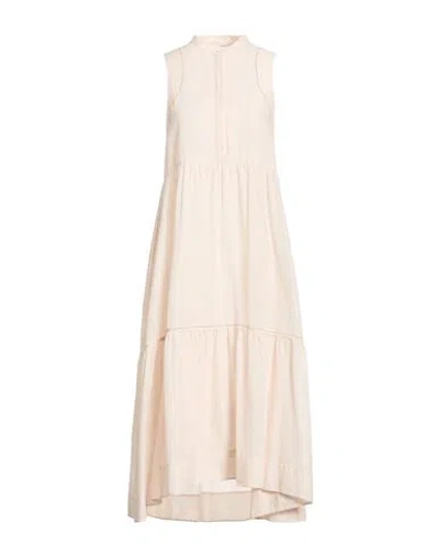 Peserico Woman Maxi Dress Blush Size 2 Cotton In Pink