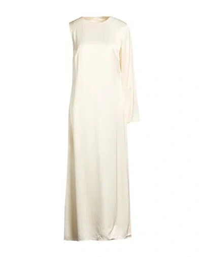 Peserico Woman Maxi Dress Ivory Size 6 Viscose In Neutral