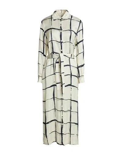 Peserico Woman Maxi Dress Ivory Size 6 Viscose In Neutral
