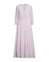 Peserico Woman Maxi Dress Light Pink Size 6 Cotton