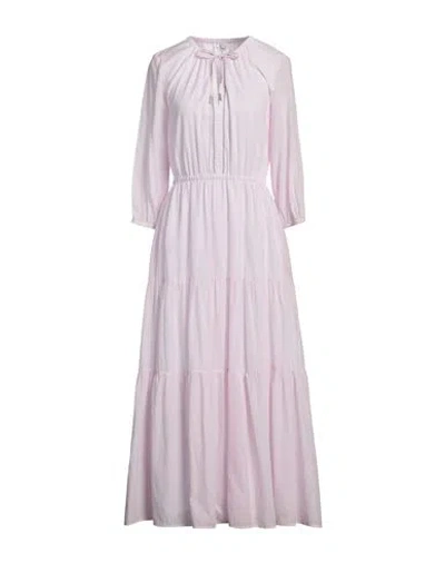 Peserico Woman Maxi Dress Light Pink Size 6 Cotton