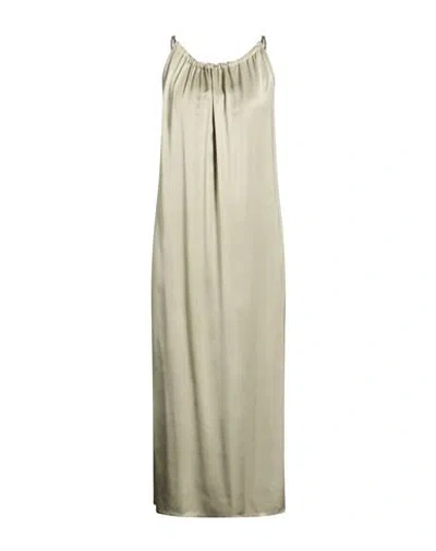 Peserico Woman Maxi Dress Sage Green Size 10 Viscose