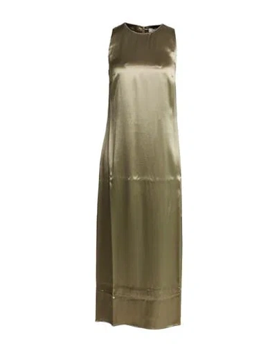 Peserico Woman Maxi Dress Sage Green Size 4 Viscose
