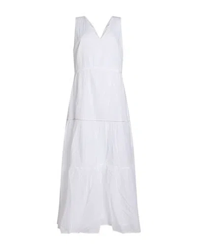 Peserico Woman Maxi Dress White Size 0 Cotton