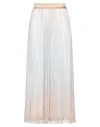 Peserico Woman Maxi Skirt Sky Blue Size 10 Polyester, Silk, Elastane In Blue