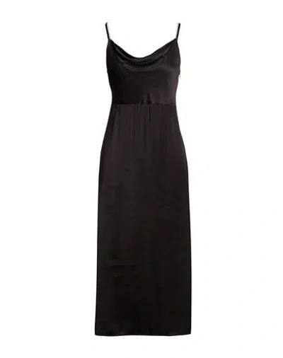 Peserico Woman Midi Dress Black Size 4 Viscose
