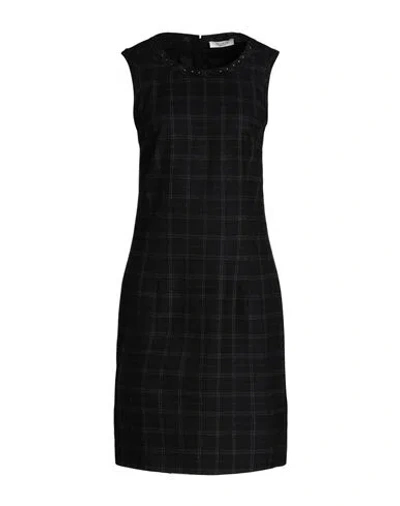 Peserico Woman Midi Dress Black Size 6 Polyester, Viscose, Elastane