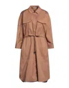 Peserico Midi Dresses In Camel
