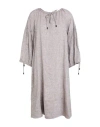 Peserico Woman Midi Dress Dark Brown Size 2 Linen