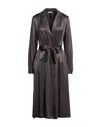 Peserico Midi Dresses In Brown