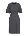 Peserico Midi Dresses In Lead