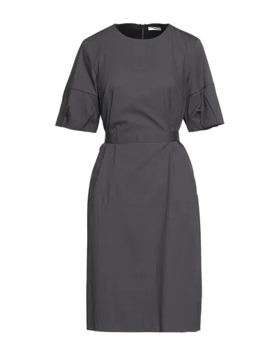 Peserico Midi Dresses In Lead