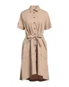 Peserico Midi Dresses In Beige