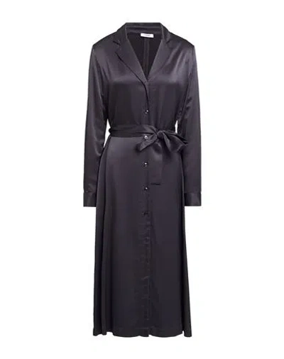Peserico Woman Midi Dress Midnight Blue Size 6 Viscose, Wool