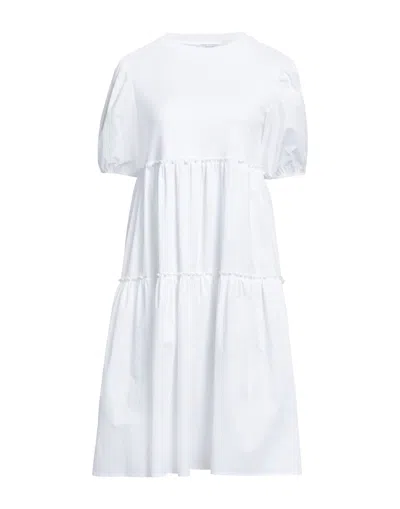 Peserico Midi Dresses In White