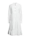 Peserico Midi Dresses In White
