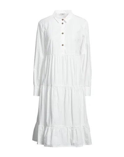 Peserico Midi Dresses In White