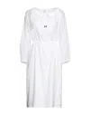 Peserico Midi Dresses In White