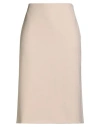 Peserico Woman Midi Skirt Beige Size 14 Polyester, Viscose, Cotton, Elastane In Pink