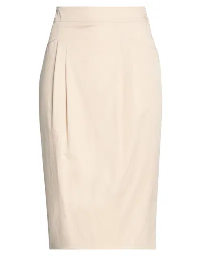 Peserico Midi Skirts In Beige