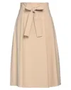 Peserico Midi Skirts In Beige
