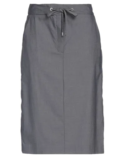 Peserico Midi Skirts In Grey