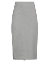 Peserico Wool Blend Midi Skirt In Grey