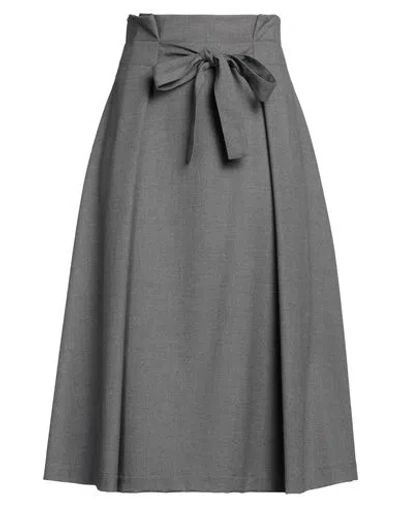 Peserico Midi Skirts In Grey