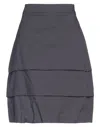Peserico Midi Skirts In Lead