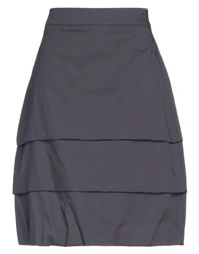 Peserico Midi Skirts In Lead