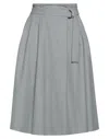 Peserico Midi Skirts In Grey