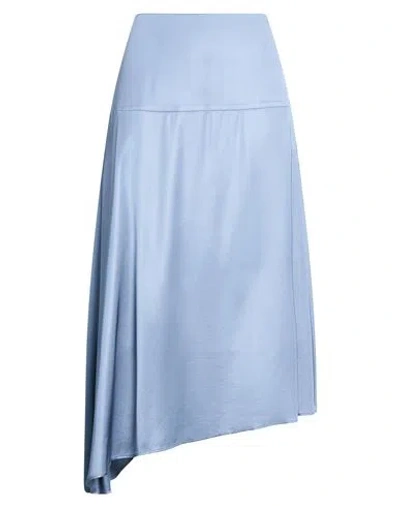Peserico Woman Midi Skirt Slate Blue Size 4 Viscose
