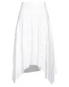 Peserico Midi Skirts In White