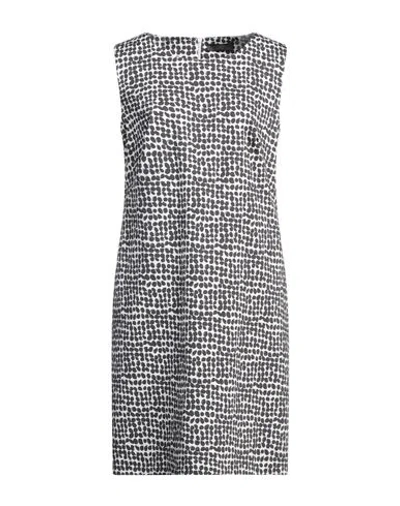 Peserico Woman Mini Dress Black Size 6 Cotton, Elastane