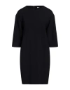 Peserico Woman Mini Dress Midnight Blue Size 8 Polyester, Viscose, Cotton, Elastane