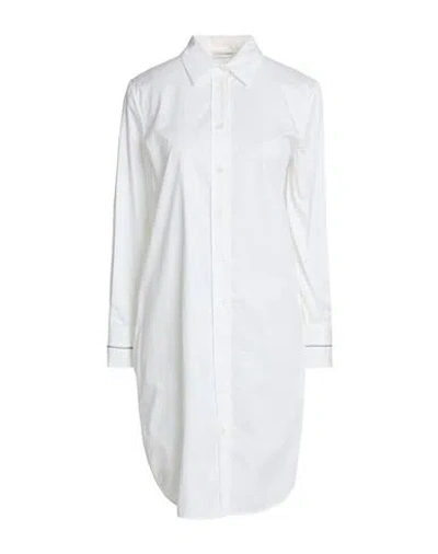 Peserico Woman Mini Dress White Size 0 Cotton, Elastane