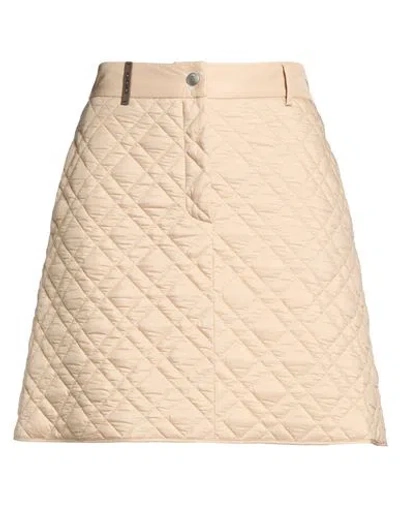 Peserico Woman Mini Skirt Beige Size 6 Polyester In Neutral