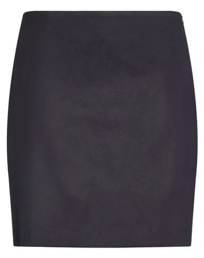 Peserico Woman Mini Skirt Midnight Blue Size 4 Virgin Wool, Polyamide In Multi
