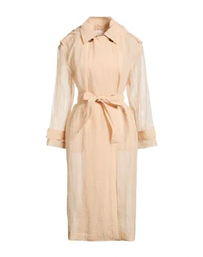 Peserico Woman Overcoat & Trench Coat Beige Size 2 Polyamide