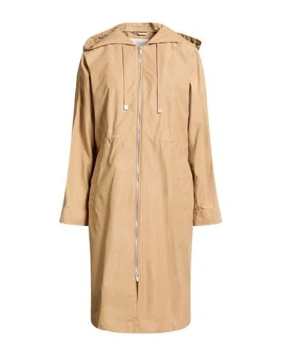 Peserico Woman Overcoat & Trench Coat Camel Size 10 Cotton, Polyamide In Neutral