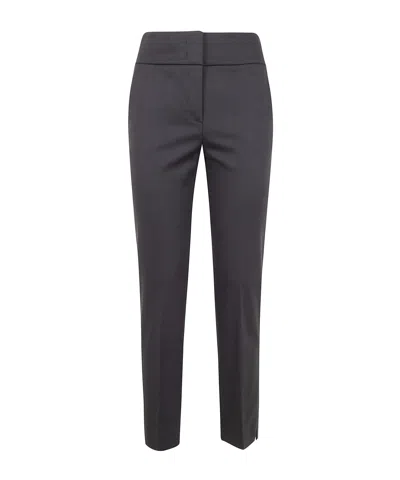 Peserico Woman Pant Stretch Cotton Viscose In Black
