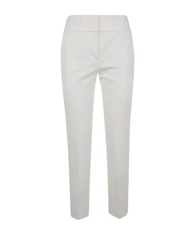 Peserico Woman Pant Stretch Cotton Viscose In White