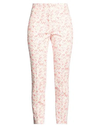 Peserico Woman Pants Antique Rose Size 4 Cotton, Elastane In Pink
