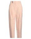 Peserico Woman Pants Apricot Size 6 Cotton, Elastane In Pink