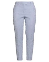 Peserico Woman Pants Azure Size 14 Cotton, Elastane In Blue