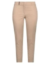 Peserico Woman Pants Beige Size 10 Cotton, Elastane