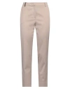 Peserico Woman Pants Light Brown Size 14 Cotton, Elastane In Beige